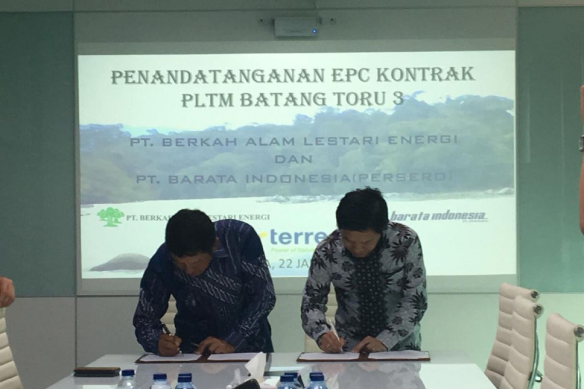 Barata Indonesia Berencana Bangun PLTM di Sumut