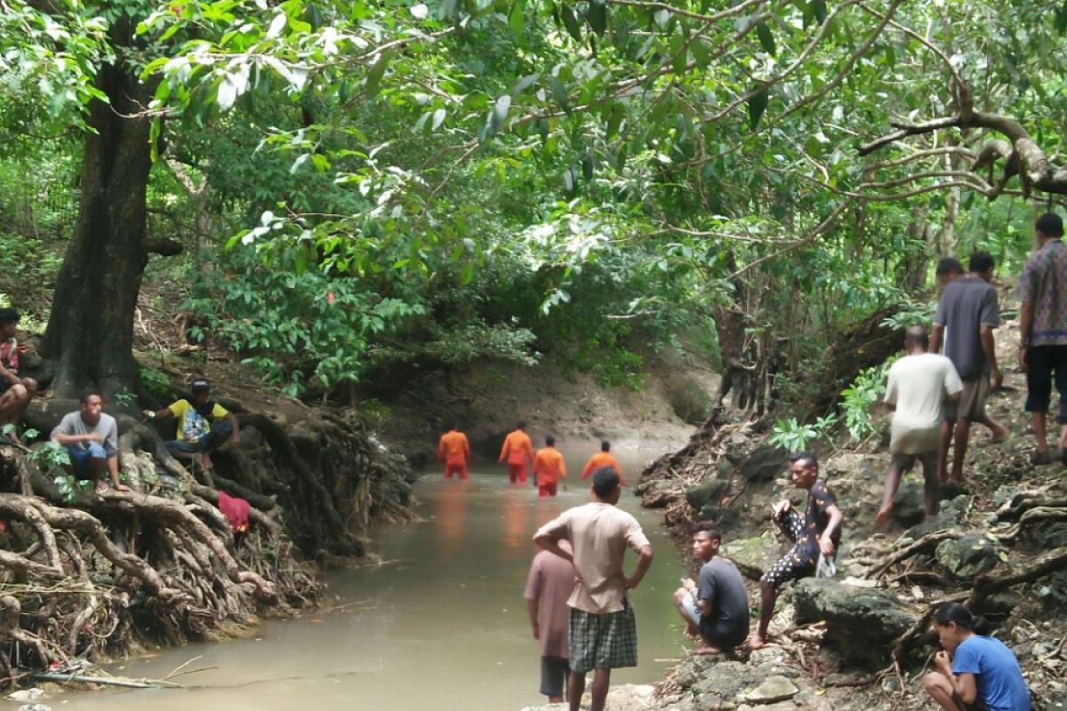 Suami-istri hilang terseret banjir