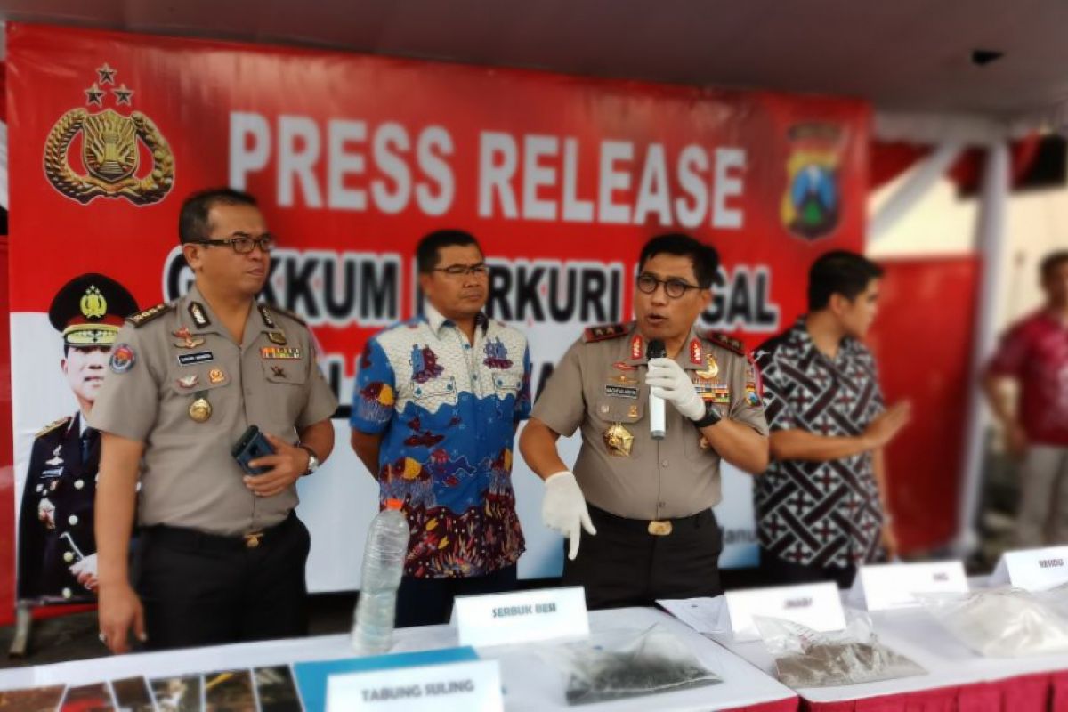 Polisi Jatim Ungkap Industri Pengolahan Merkuri