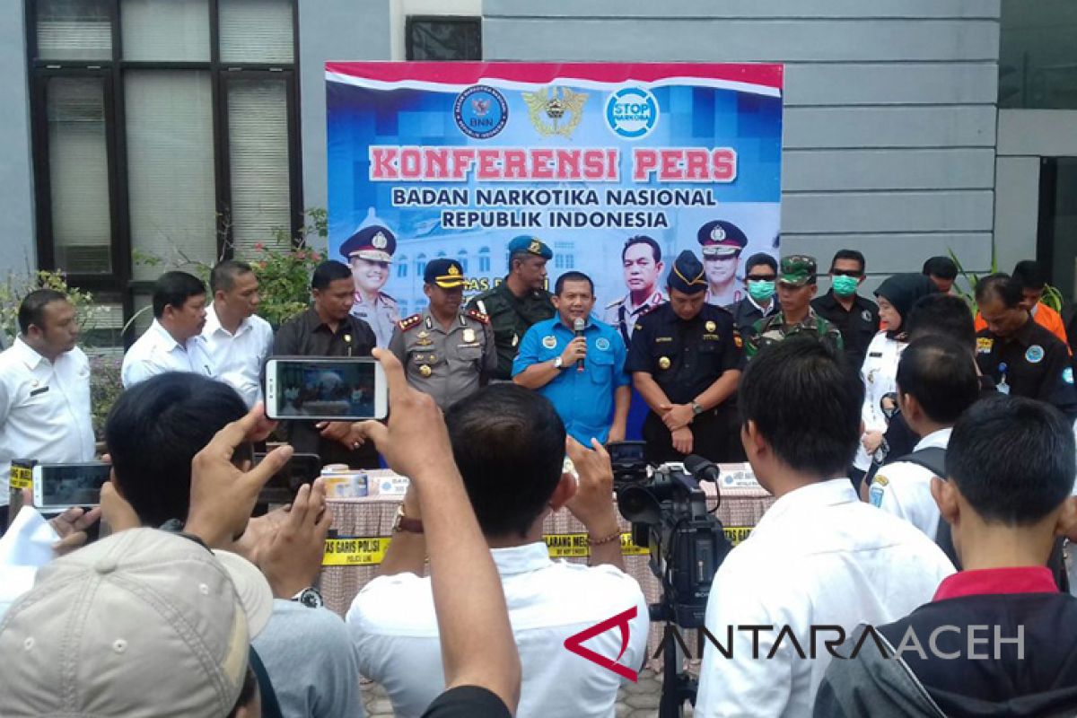 Dua bandar sabu jaringan internasional diringkus BNN