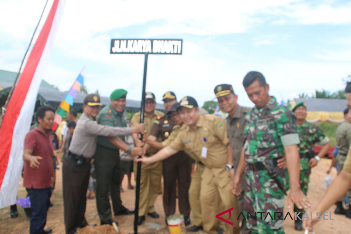 Kodim 1008/Tanjung Buka Akses Jalan Baco-Benua Lawas