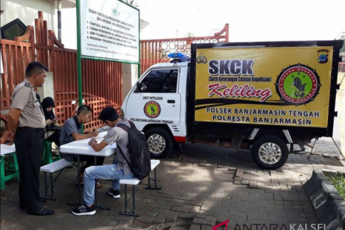 Polres Tanah Bumbu Layani SKCK Online