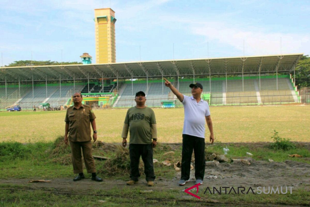 Walikota pantau renovasi Stadion Teladan