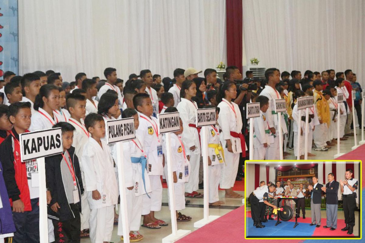 409 Atlet Karate-Do se-Kalteng Berebut Piala Kapolda Cup II