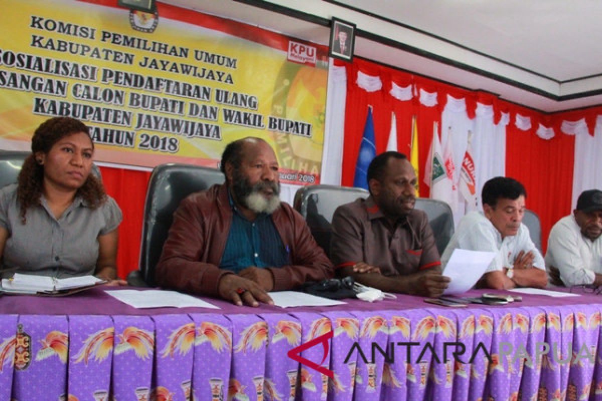 KPU: Partai Hanura dukung dua paslon pilkada Jayawijaya