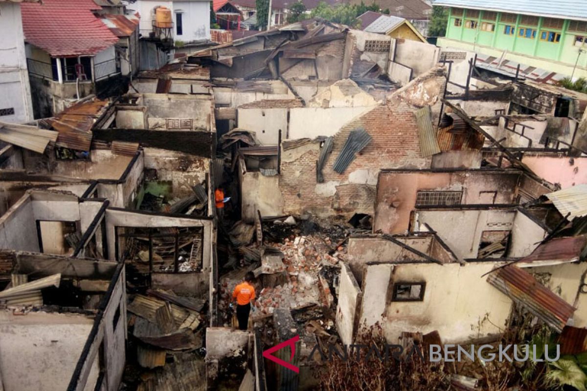 Sepuluh rumah terbakar di Bengkulu