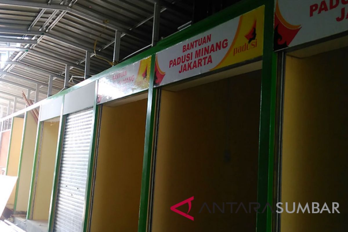 465 Kios untuk Pedagang Pasar Ateh Telah Dibangun