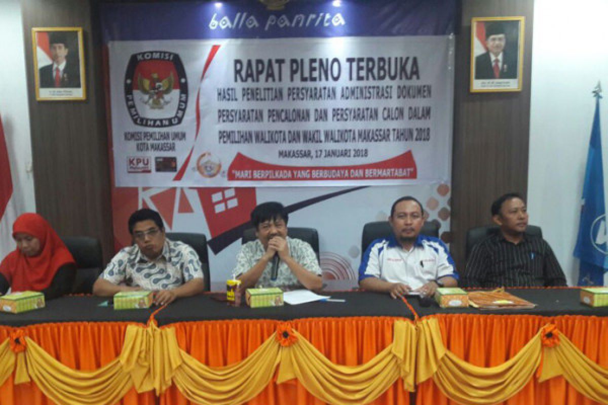 KPU Makassar nyatakan bakal paslon negatif narkoba