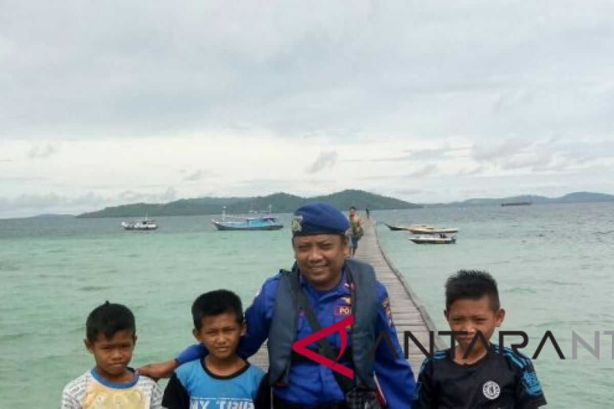 Polair gelar kegiatan sahabat anak pulau