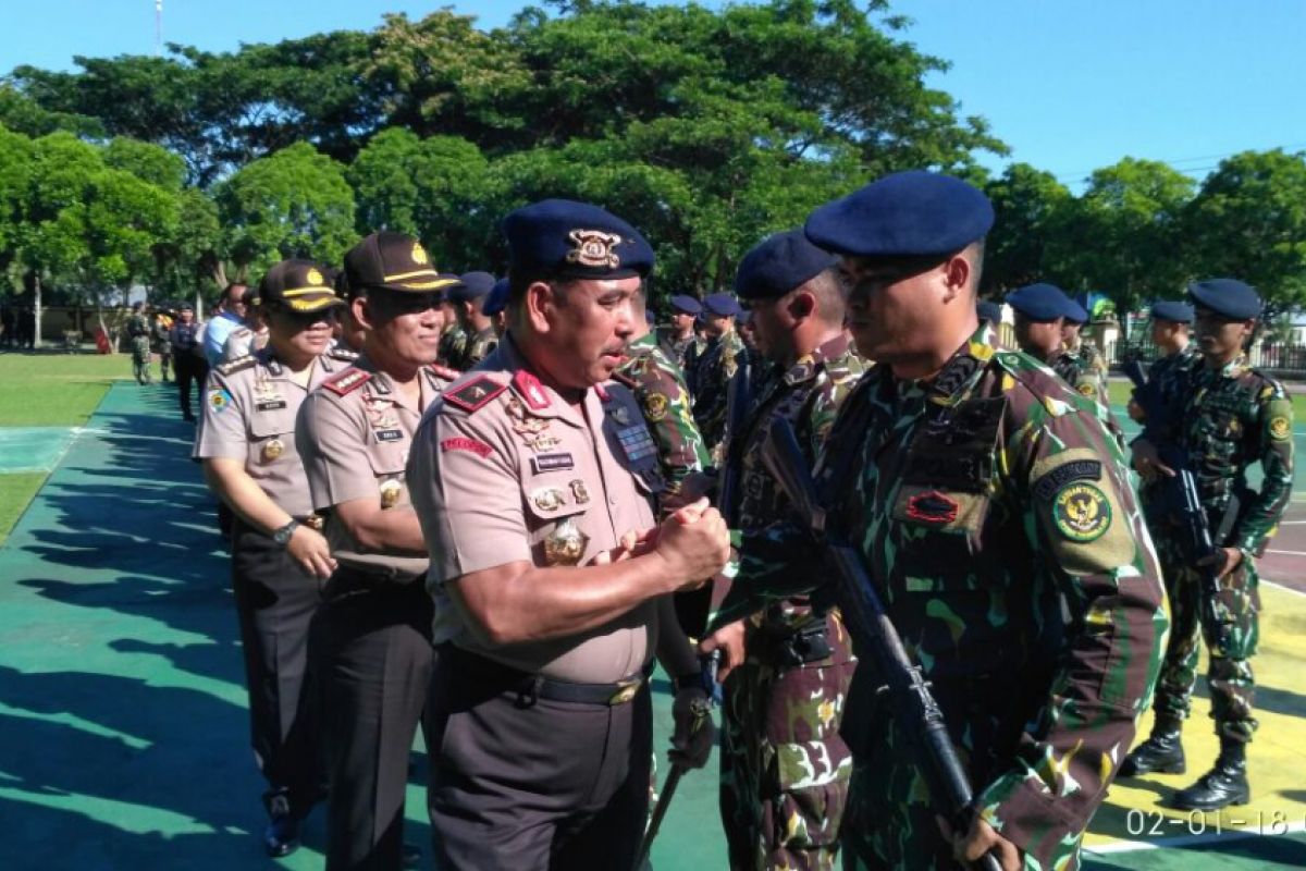 Pasukan Brimob Gorontalo Kembali Dari Operasi Tinombala