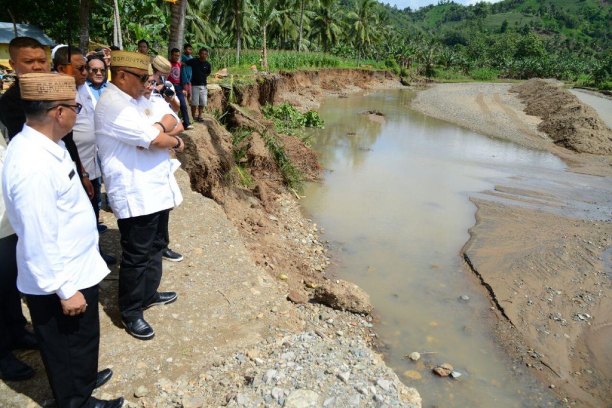 Pemprov Gorontalo Perbaiki Jembatan Ambruk Akibat Banjir