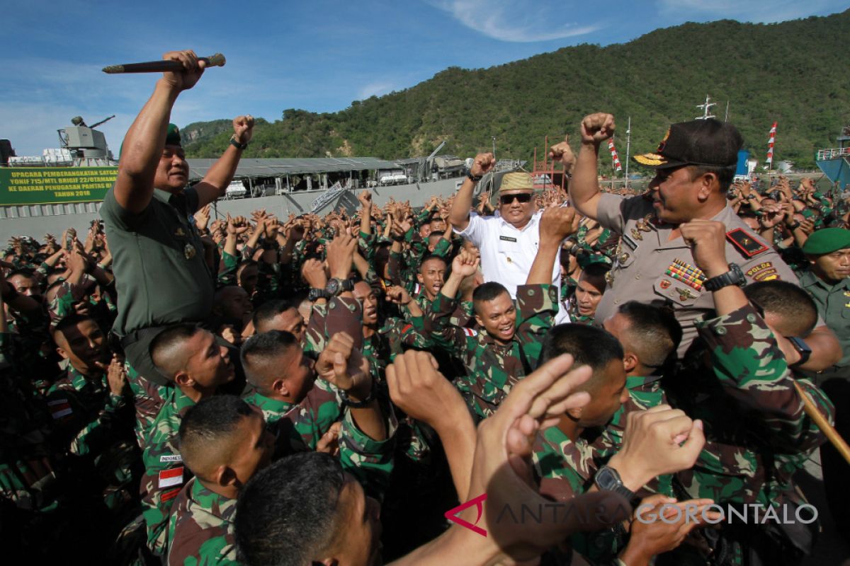 Pesan Ganip Warsito Kepada 350 prajurit TNI Menjaga Perbatasan RI-Timor Leste