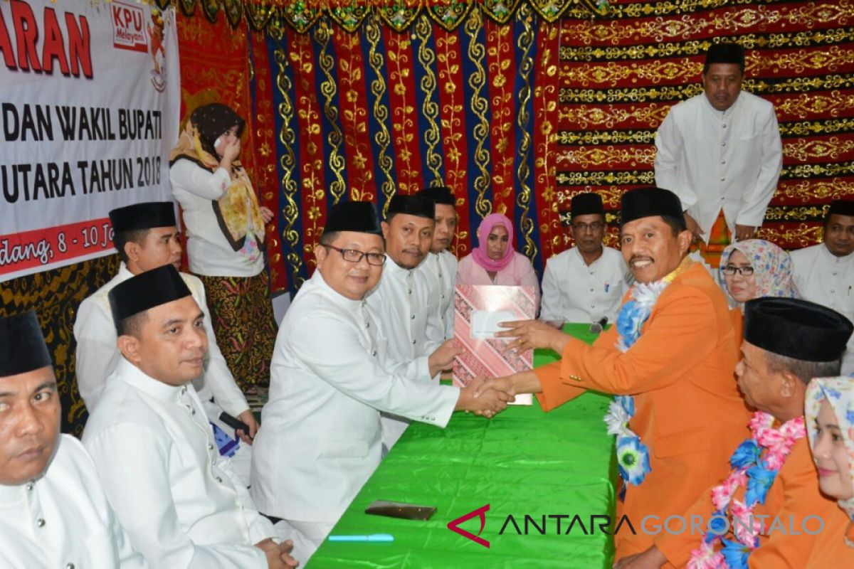 Pendaftaran Bakal Cabup dan Cawabup Gorontalo Utara