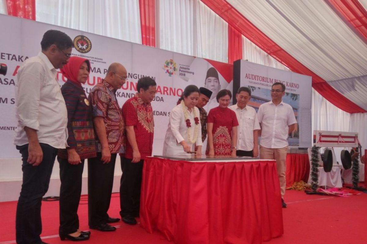 Puan Maharani resmikan pembangunan auditorium Bung Karno