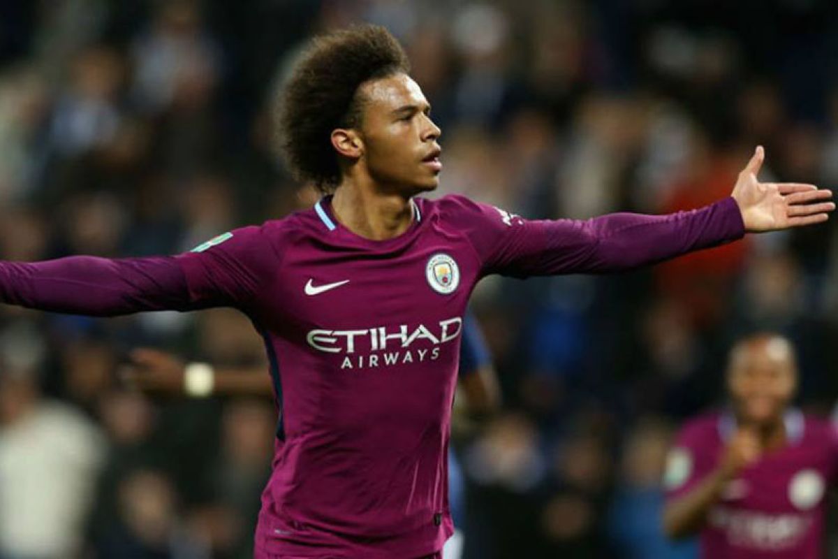 Guardiola: Sane absen setidaknya enam pekan