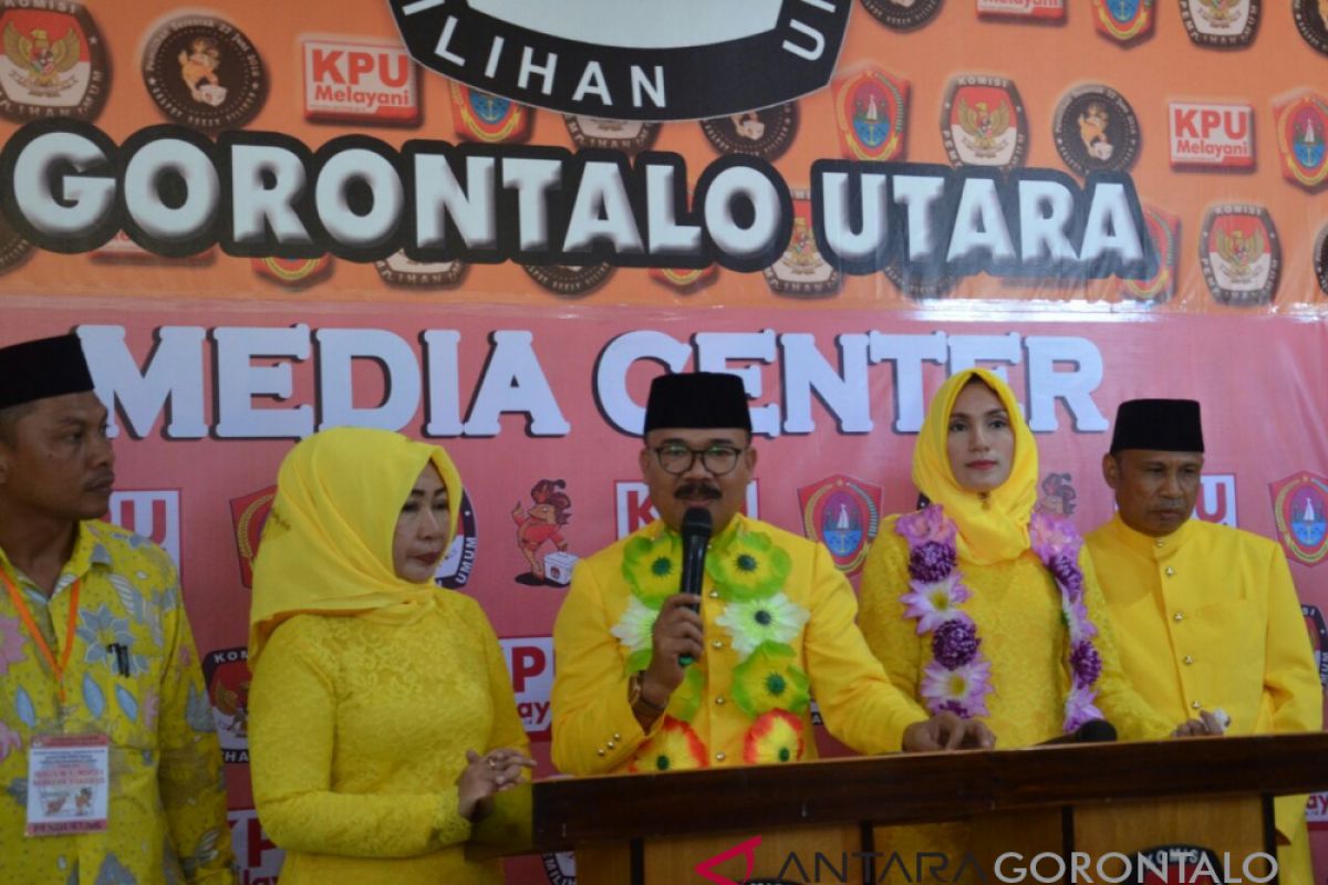 Thomas-Suhela Optimistis Menang Pilkada Gorontalo Utara