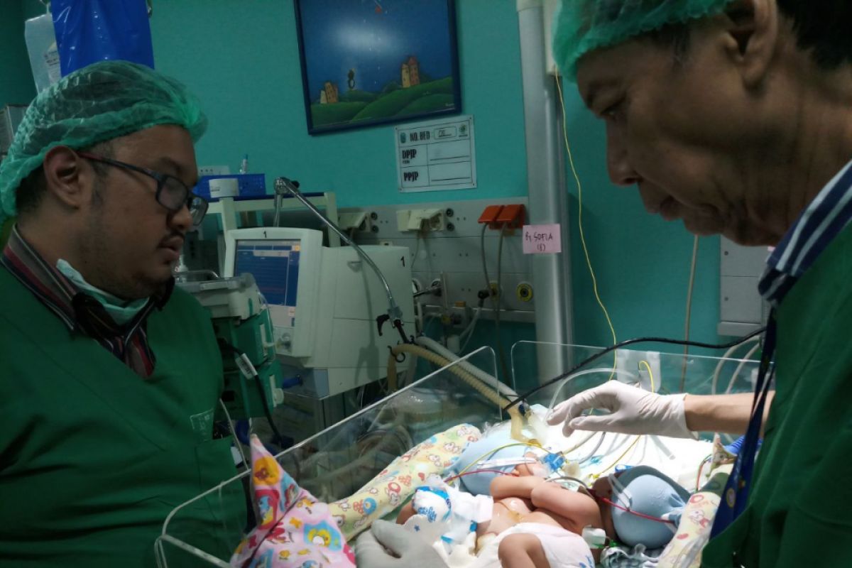 Bayi Kembar Siam Dempet Perut Jalani Operasi Darurat