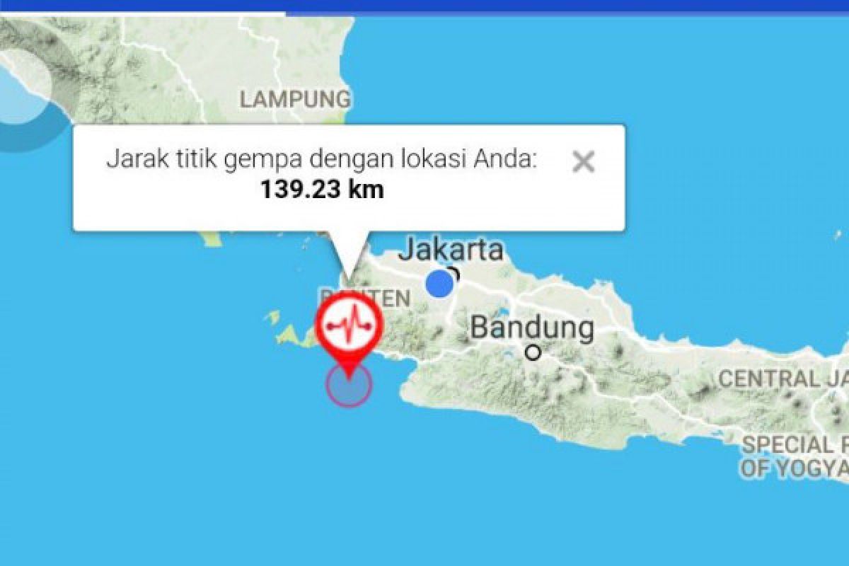 Rumah, masjid, dan jalan di Lebak rusak akibat gempa