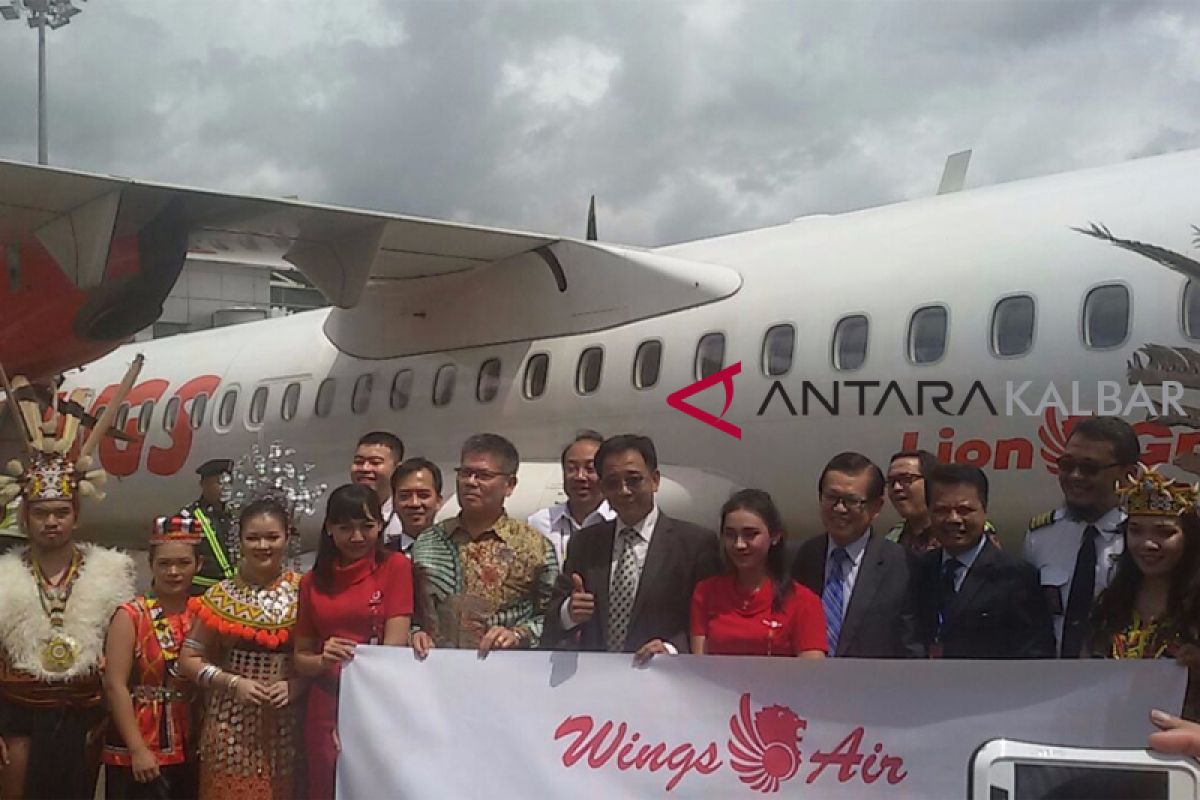 Maskapai Wings Air rute Pontianak - Kuching terbang perdana