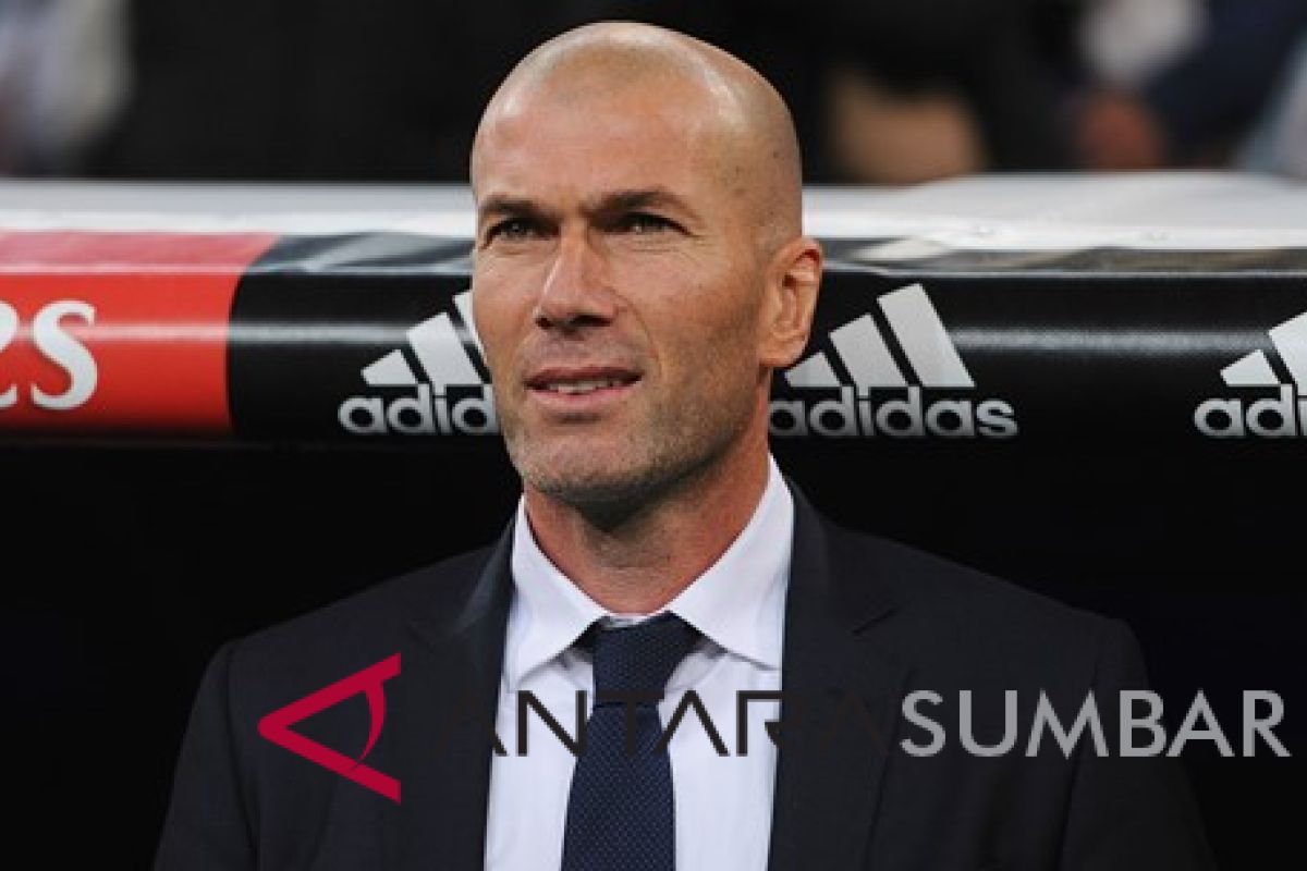 Sepak bola - Pelatih Real Madrid Zinedine Zidane tak merasanya timnya klub favorit