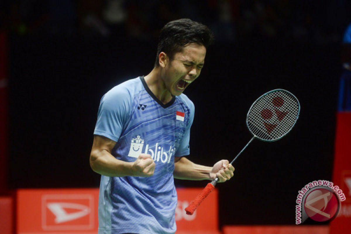 Ginting minta saran Jonatan untuk hadapi Chou