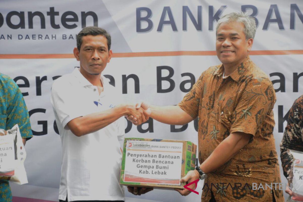 Bank Banten Bantu Korban Gempa Di Lebak