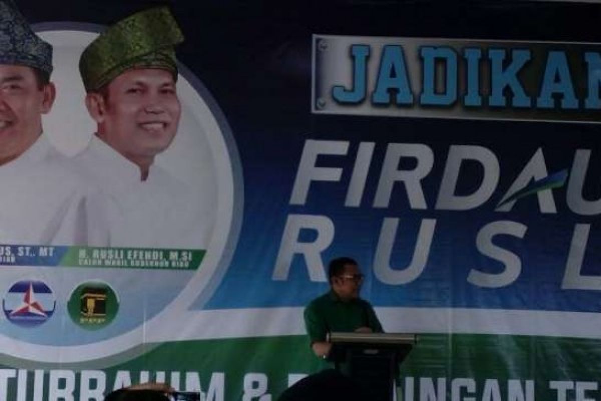 Bapaslon Firdaus-Rusli Effendi Bimtek Timnya, Sejumlah Tokoh Berikut Hadir