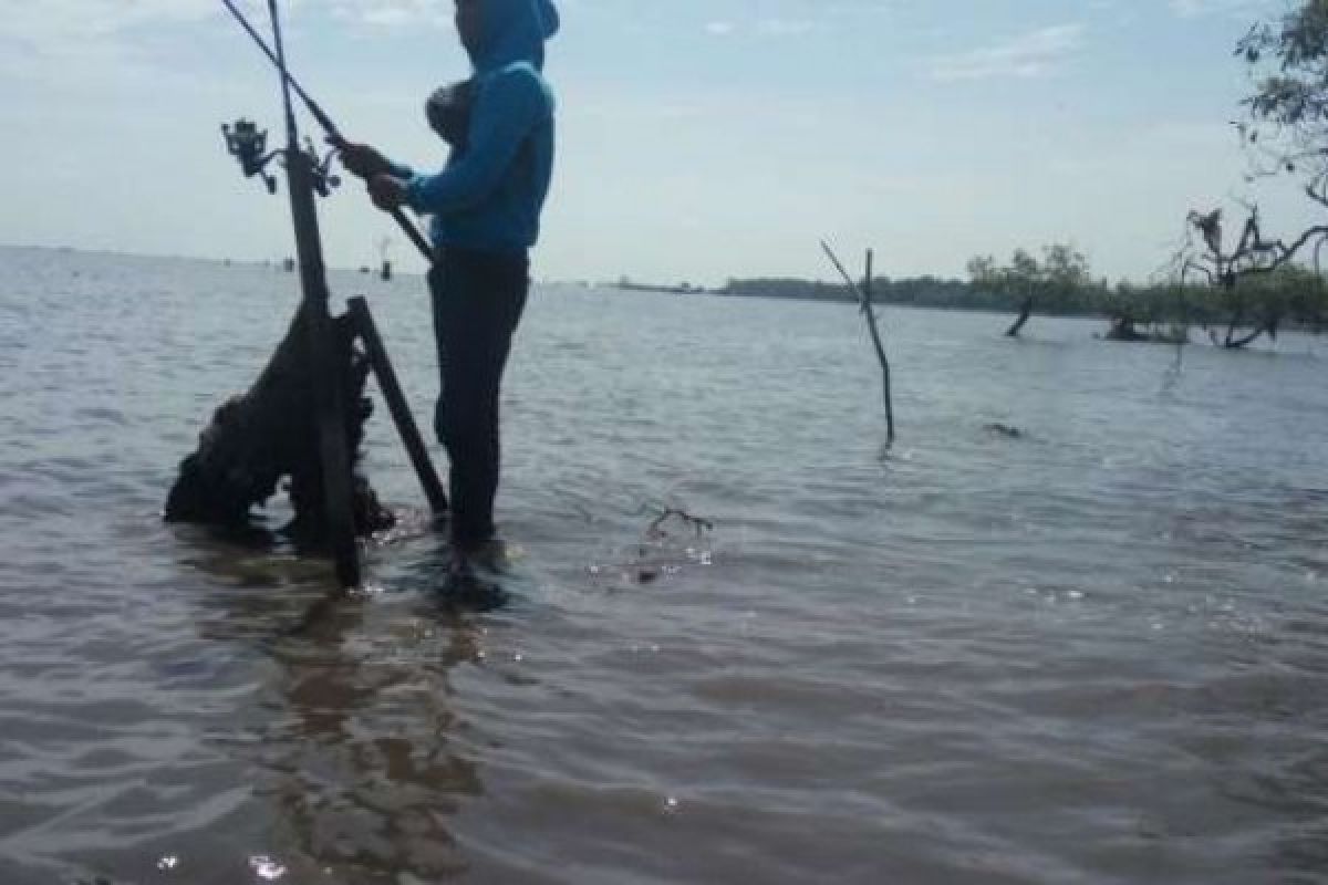 Begini Lomba Mancing Ranggah di Desa Teluk Pambang Bengkalis