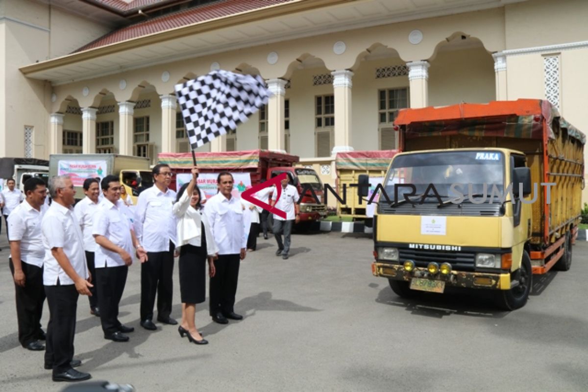 PTPN IV gelontorkan ribuan paket sembako