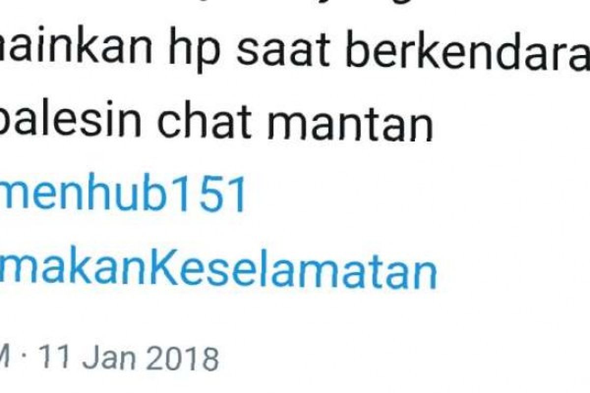 Ciutan Kocak Netizen Soal Mantan dalam Hastag #UtamakanKeselamatan, Apa Hubungannya?