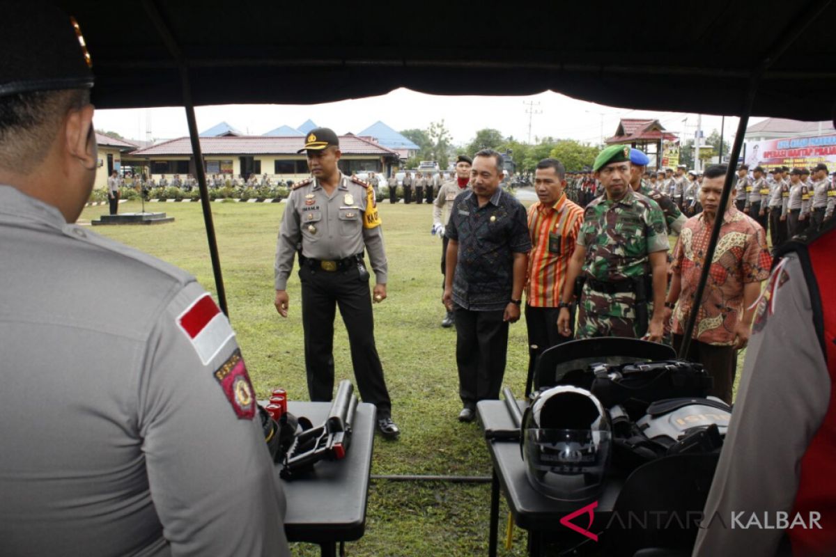 545 personel Kapuas Hulu amankan pilkada kalbar