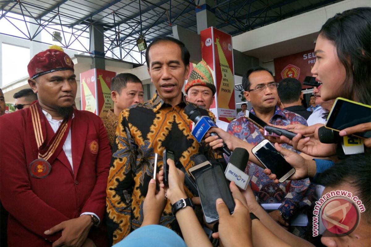 Presiden minta kongres mahasiswa sikapi politik 2018