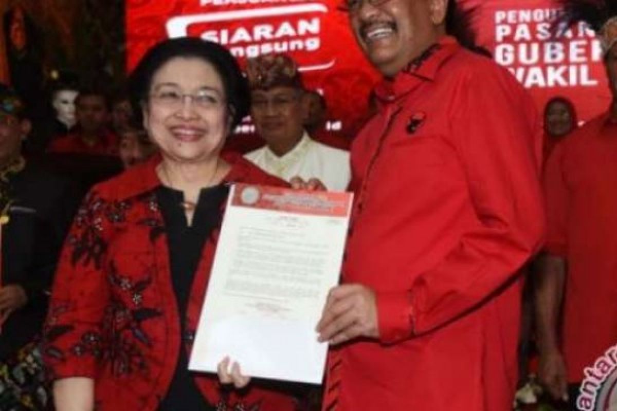 Megawati Soekarnoputri Umumkan Enam Pasangan Cagub-Cawagub