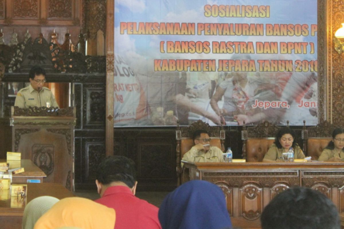 77.036 warga Jepara peroleh Bansos Rastra secara gratis