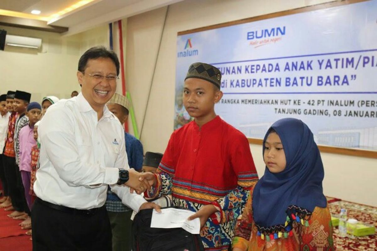 Inalum Santuni 420 Anak Yatim