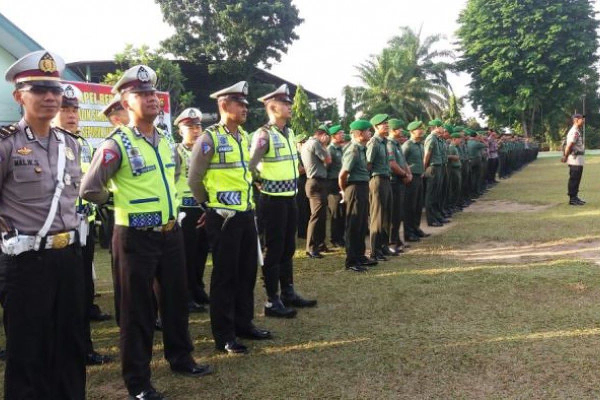 Bhabinkamtibmas dan Babinsa patroli bersama di Tungkal