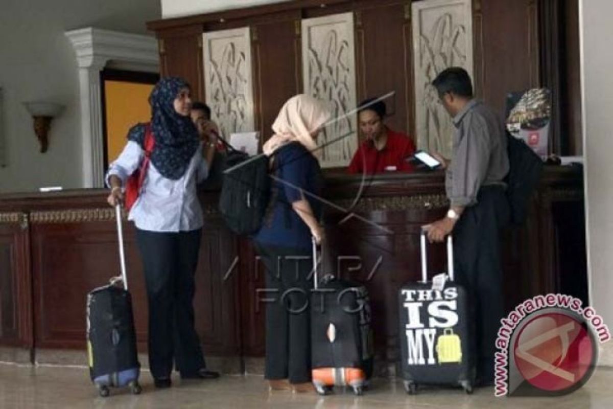 Tingkat penghunian kamar hotel di Kaltim turun