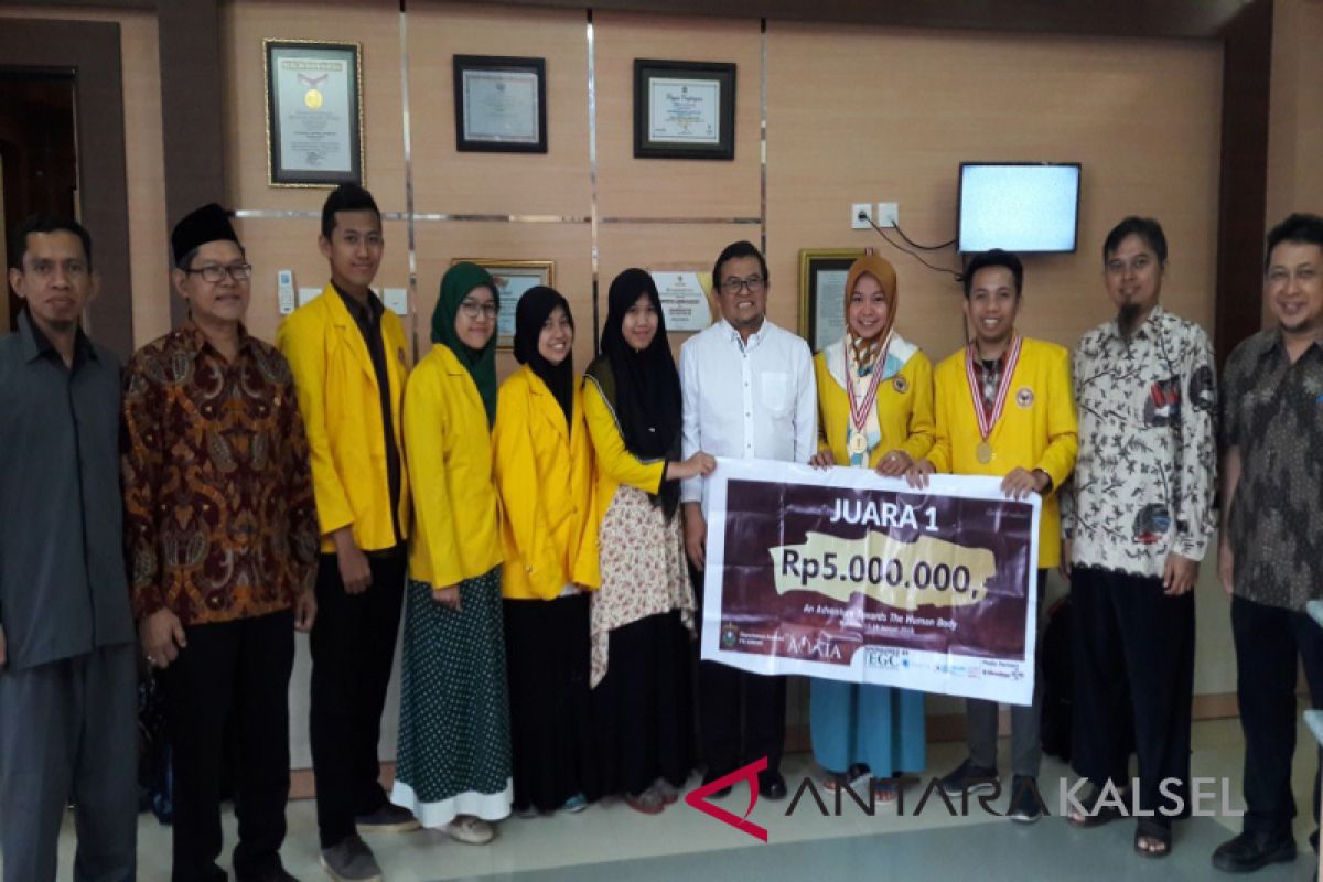 FK ULM Juara Lomba Anatomi Tingkat Nasional