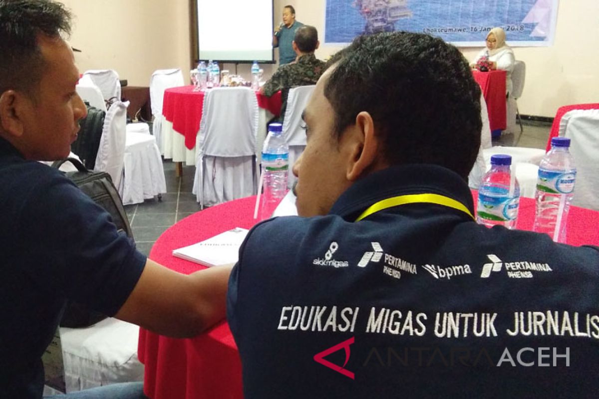 Wartawan Aceh ikuti edukasi migas