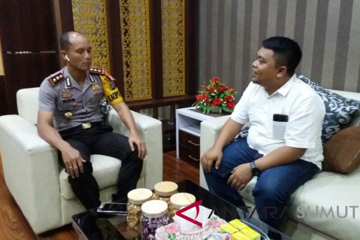 KPAI Labura silaturrahmi ke Polres Labuhanbatu