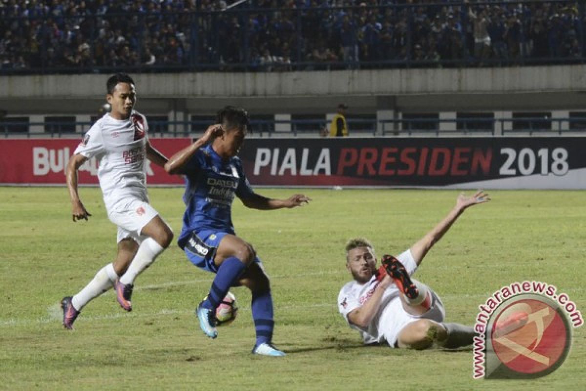 PSM Makassar tahan Persib ke babak delapan besar Piala Presiden