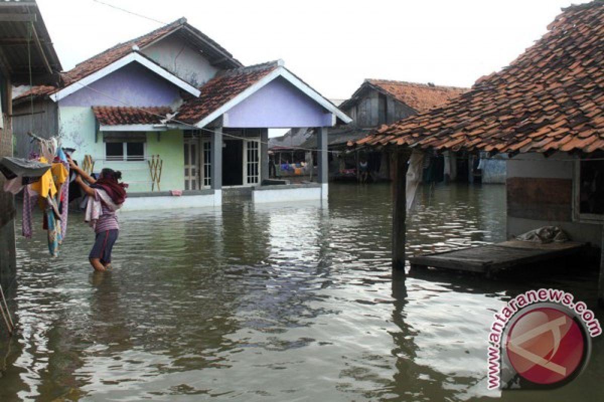 Seratusan rumah di Cirebon terendam banjir