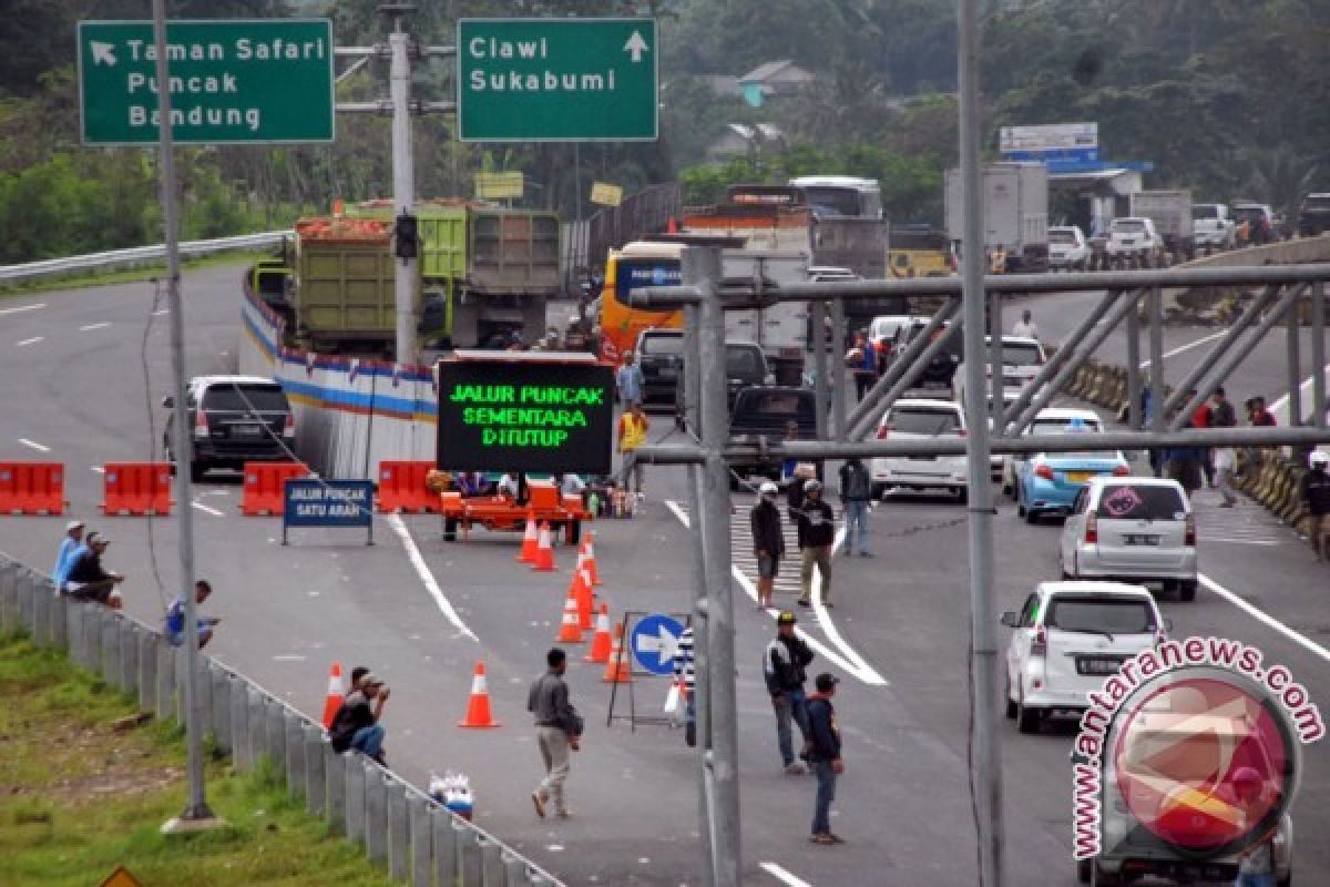 Jalur Puncak dalam masa uji coba, setelah 16 hari ditutup