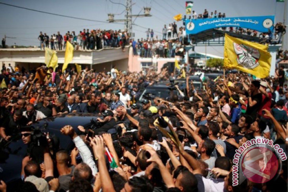 Ribuan warga Palestina berkumpul di perbatasan Gaza