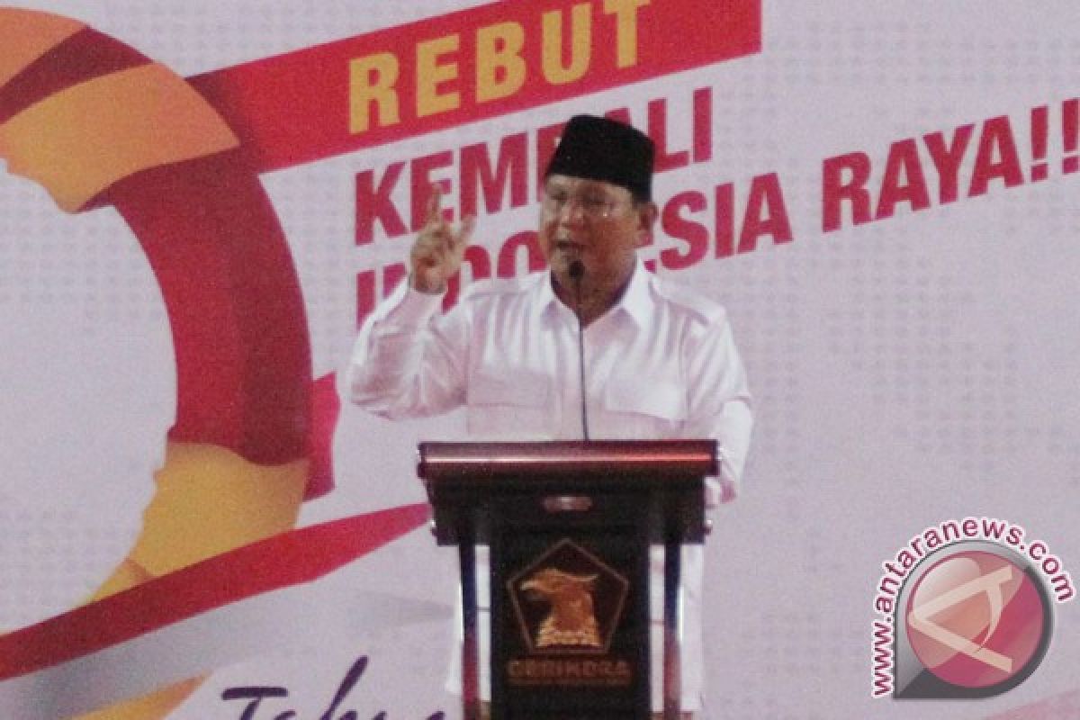 Gerindra pada saatnya akan deklarasikan Prabowo Capres