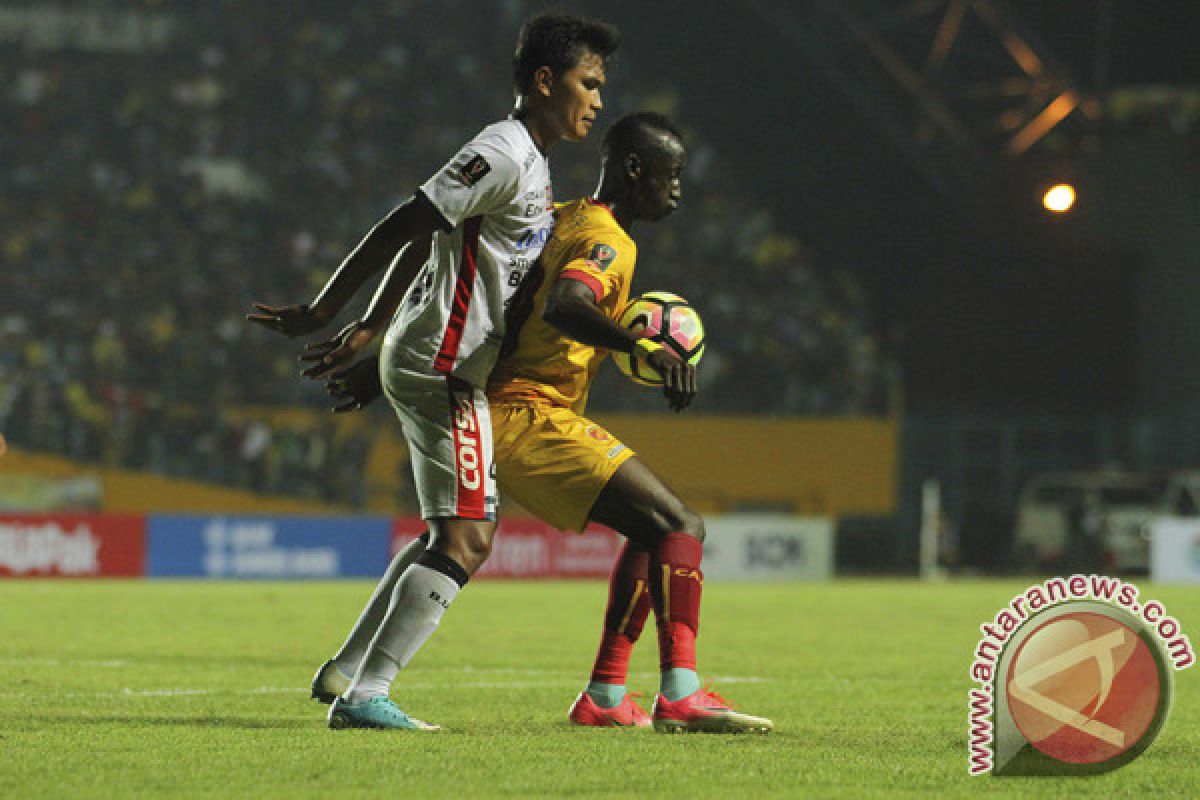 Sriwijaya FC ditahan imbang Bali United 0-0