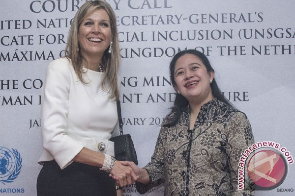 Maxima encourages more systematic financial inclusion in Indonesia