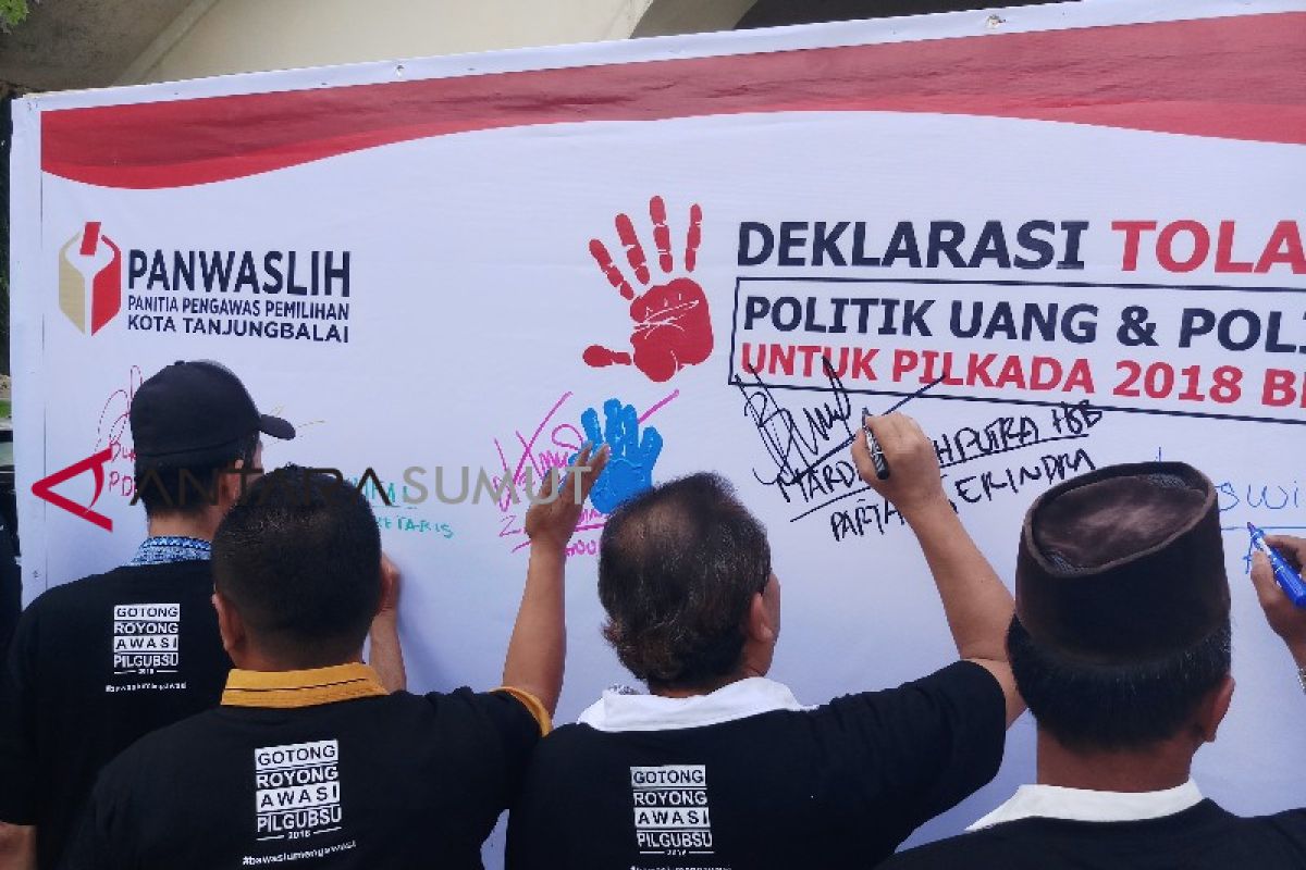 Tanjungbalai deklarasi tolak politik uang-sara