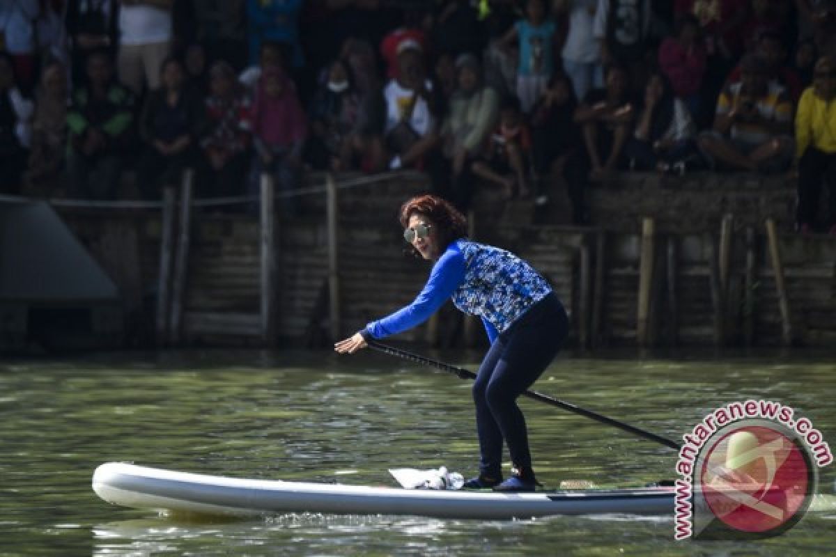 Sandiaga kalah lawan Menteri Susi di Danau Sunter