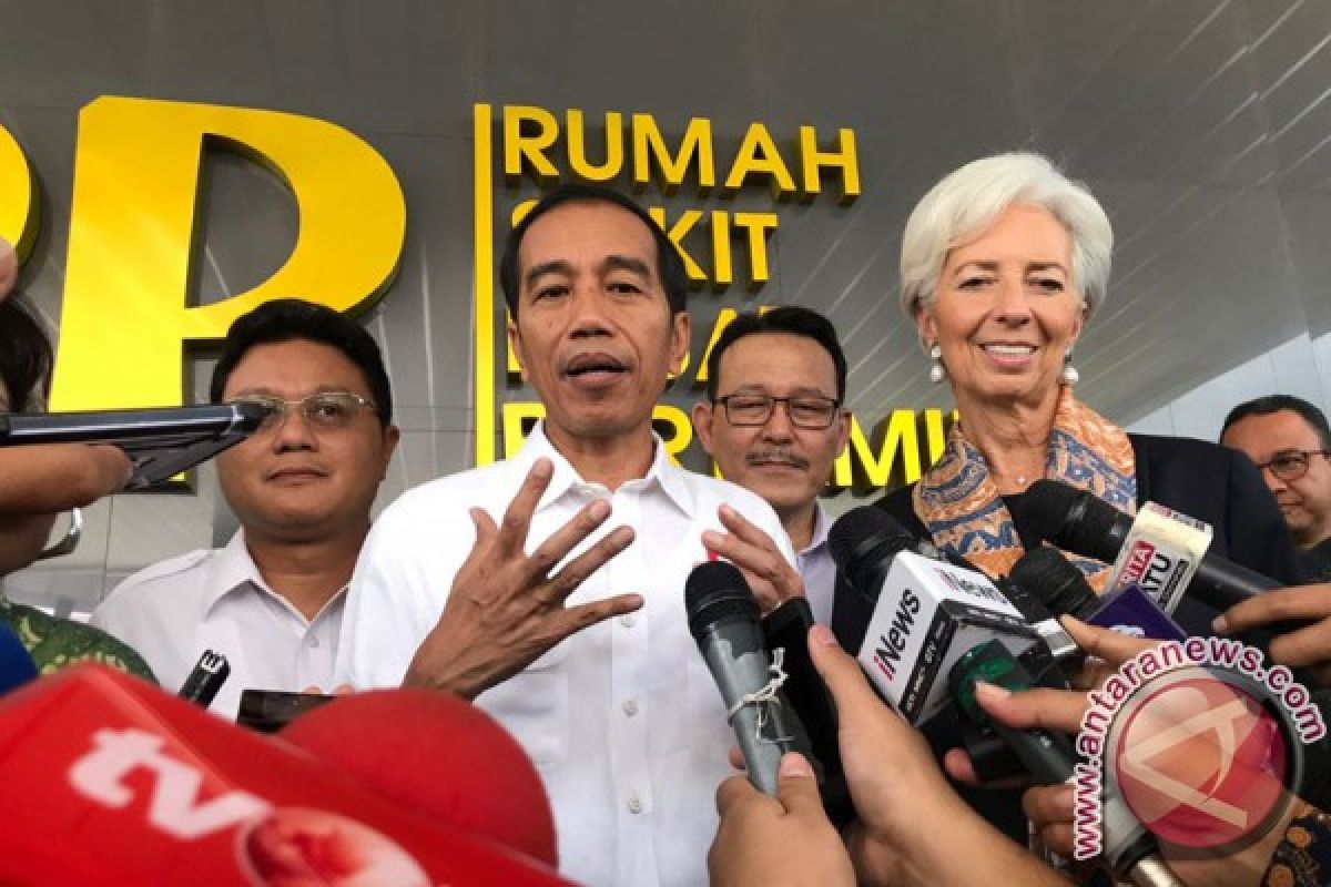 Lagarde puji sistem kesehatan Indonesia